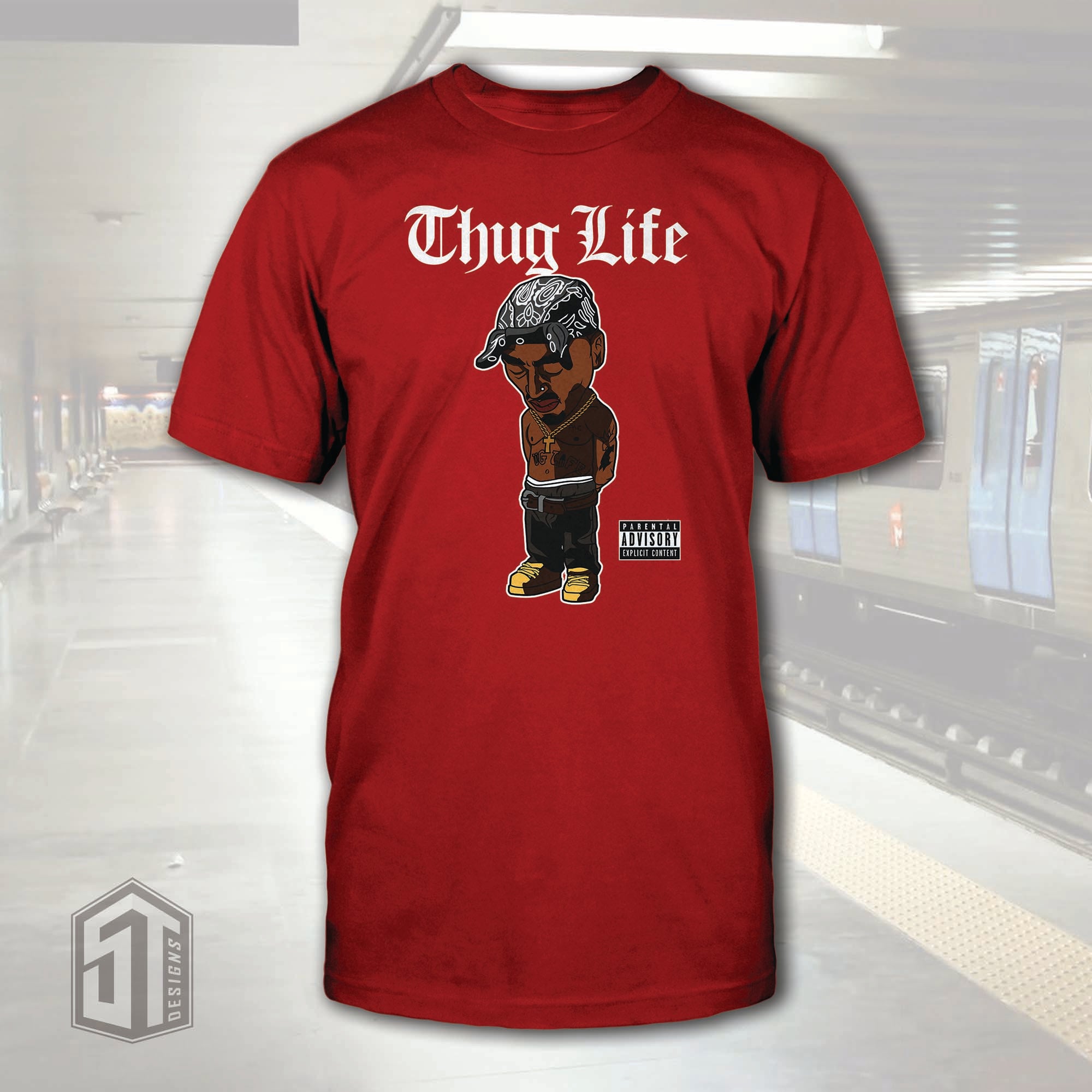 2PAC THUG LIFE MAKAVEL 赤 スエット L 2pac - メルカリ